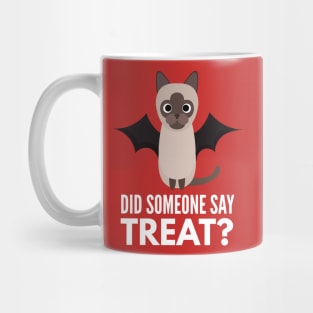 Siamese Cat Halloween Trick or Treat Mug